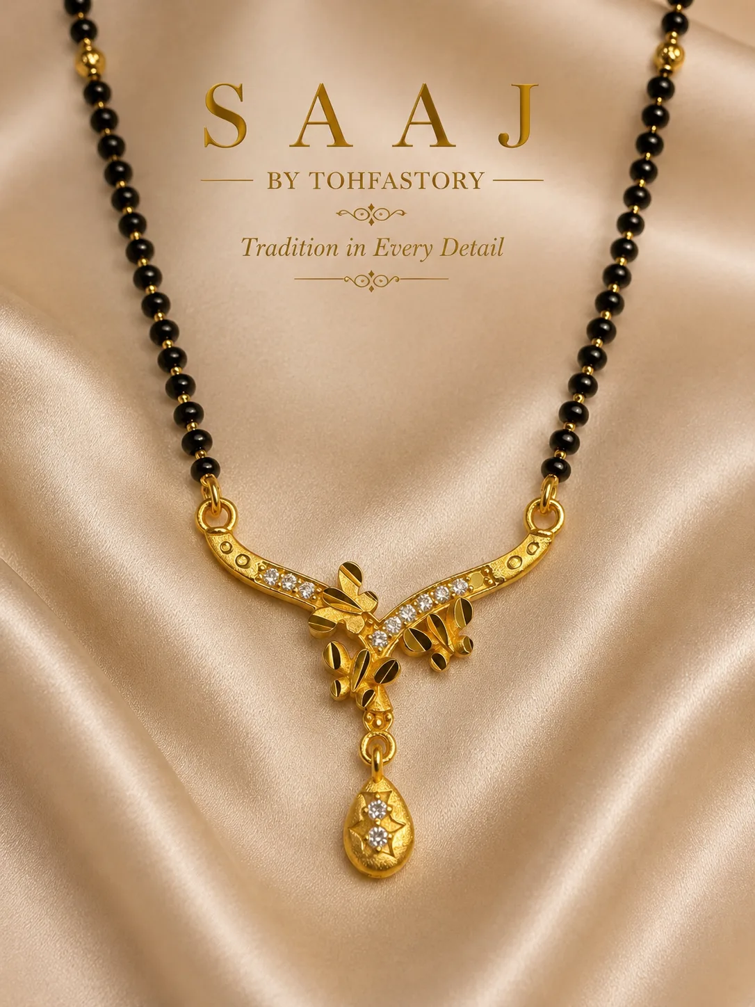 Leaf Drop Mangalsutra for Women