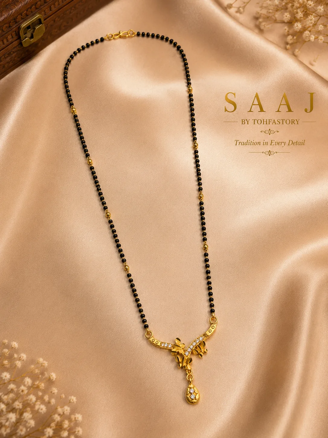 Leaf Drop Mangalsutra for Women