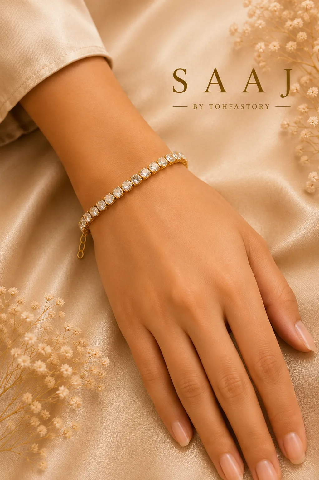 Classic Crystal Tennis Bracelet for Women