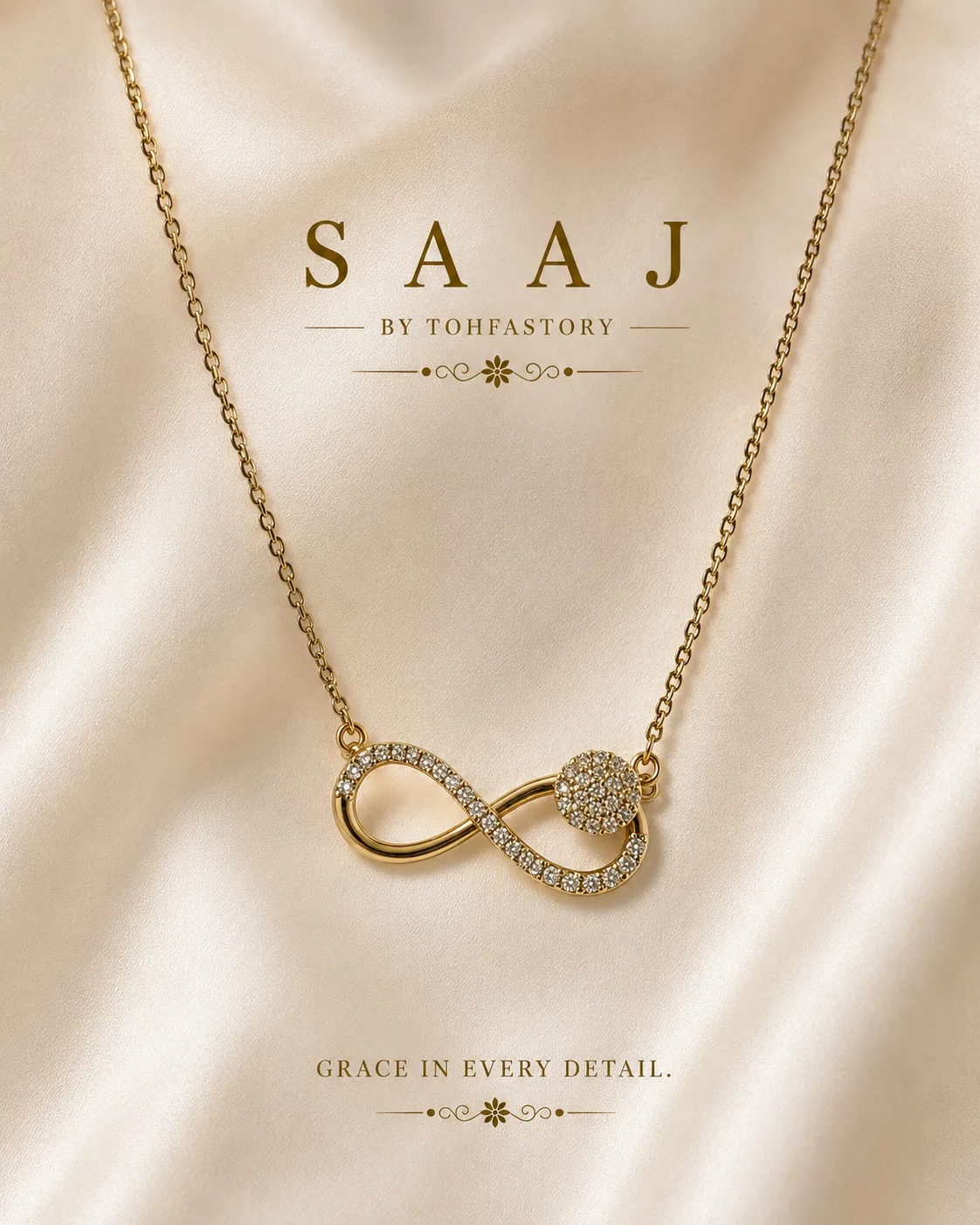 Infinity Sparkle Necklace