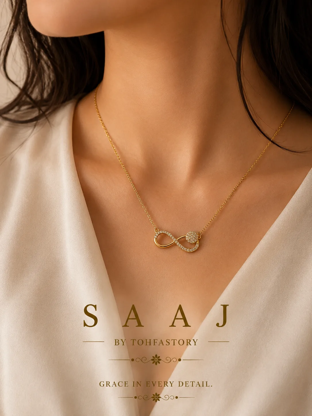 Infinity Sparkle Necklace
